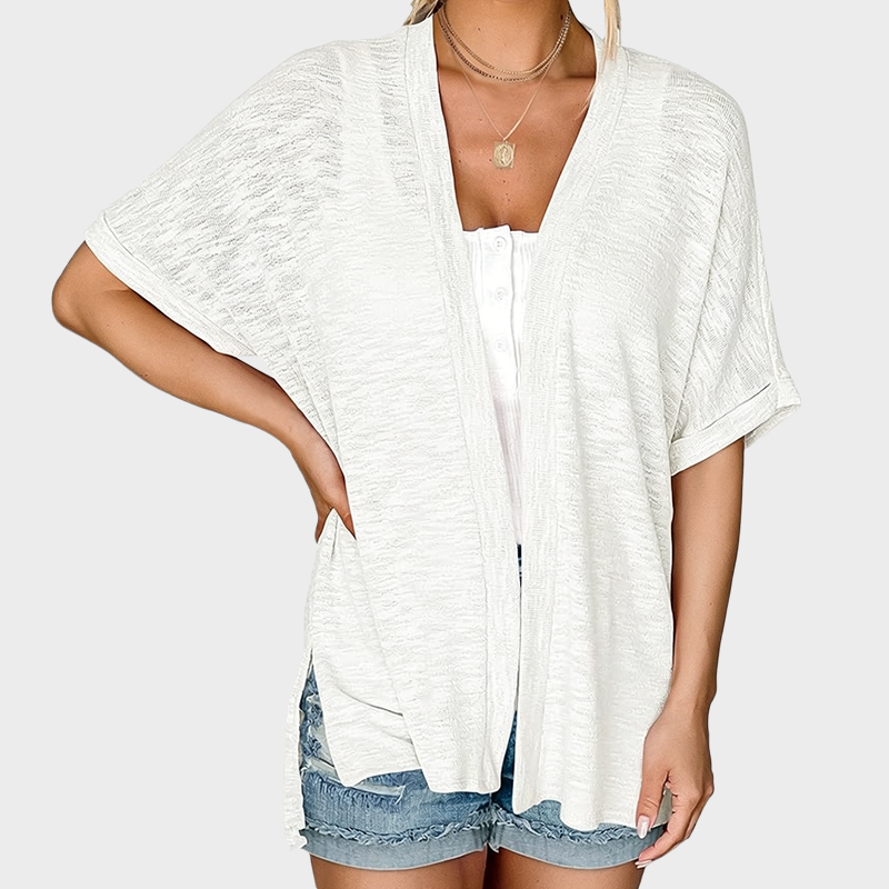 Short-sleeved casual solid coat - product image 11