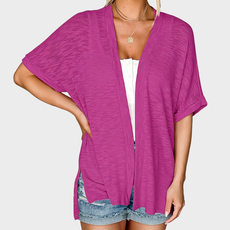 Short-sleeved casual solid coat - product image 9
