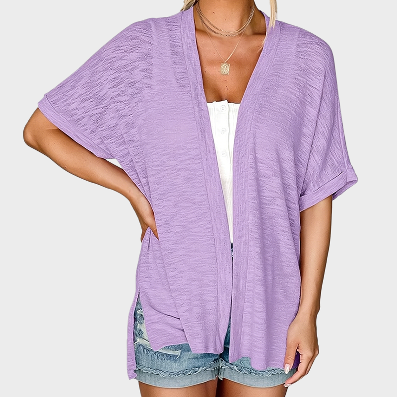 Short-sleeved casual solid coat - product image 16