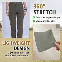 FlexLaria - Women's Stretch Outdoor Utility Cargo Pants