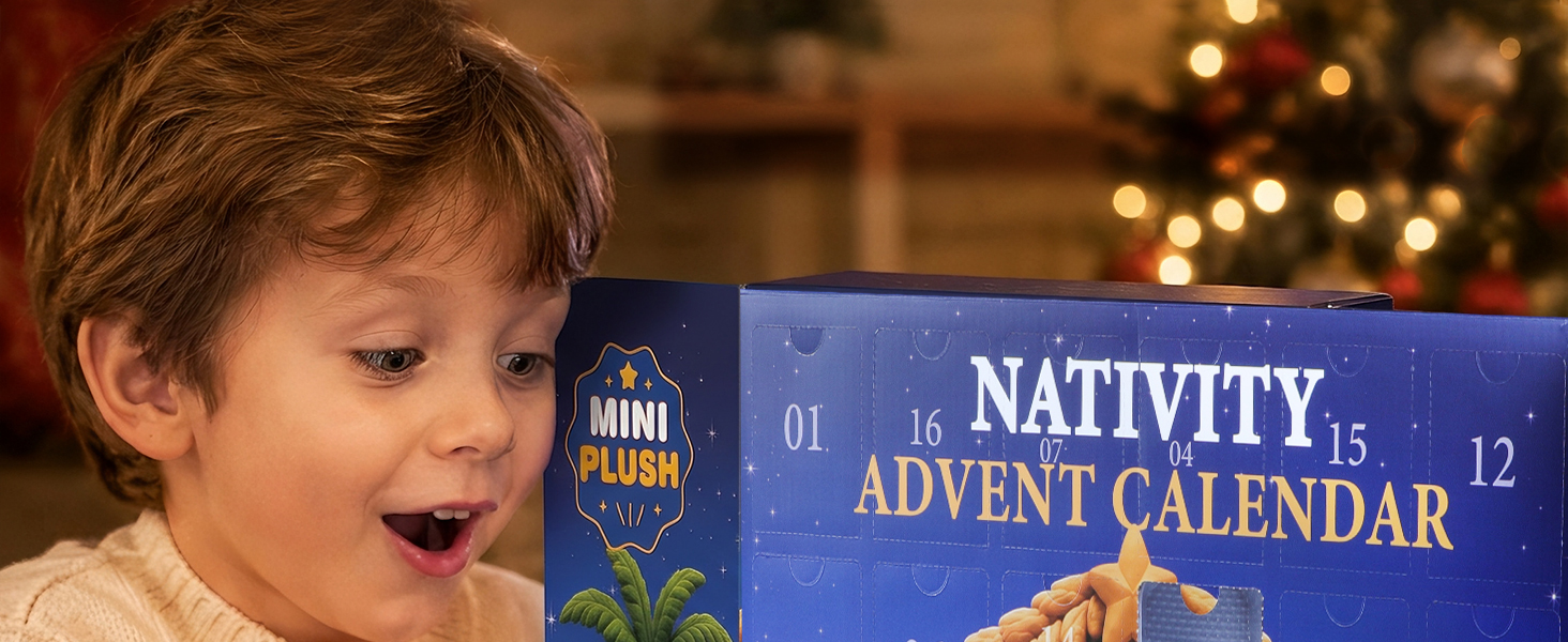 Nativity Advent Calendar 2026 for Kids Adults