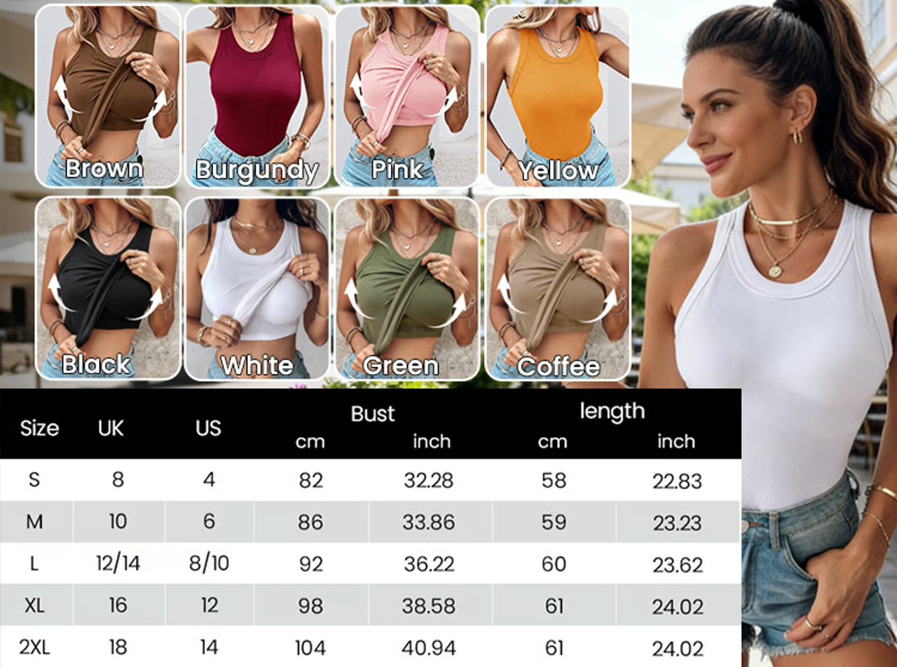 Wire-Free Ribbed Bra Tank - product image 2