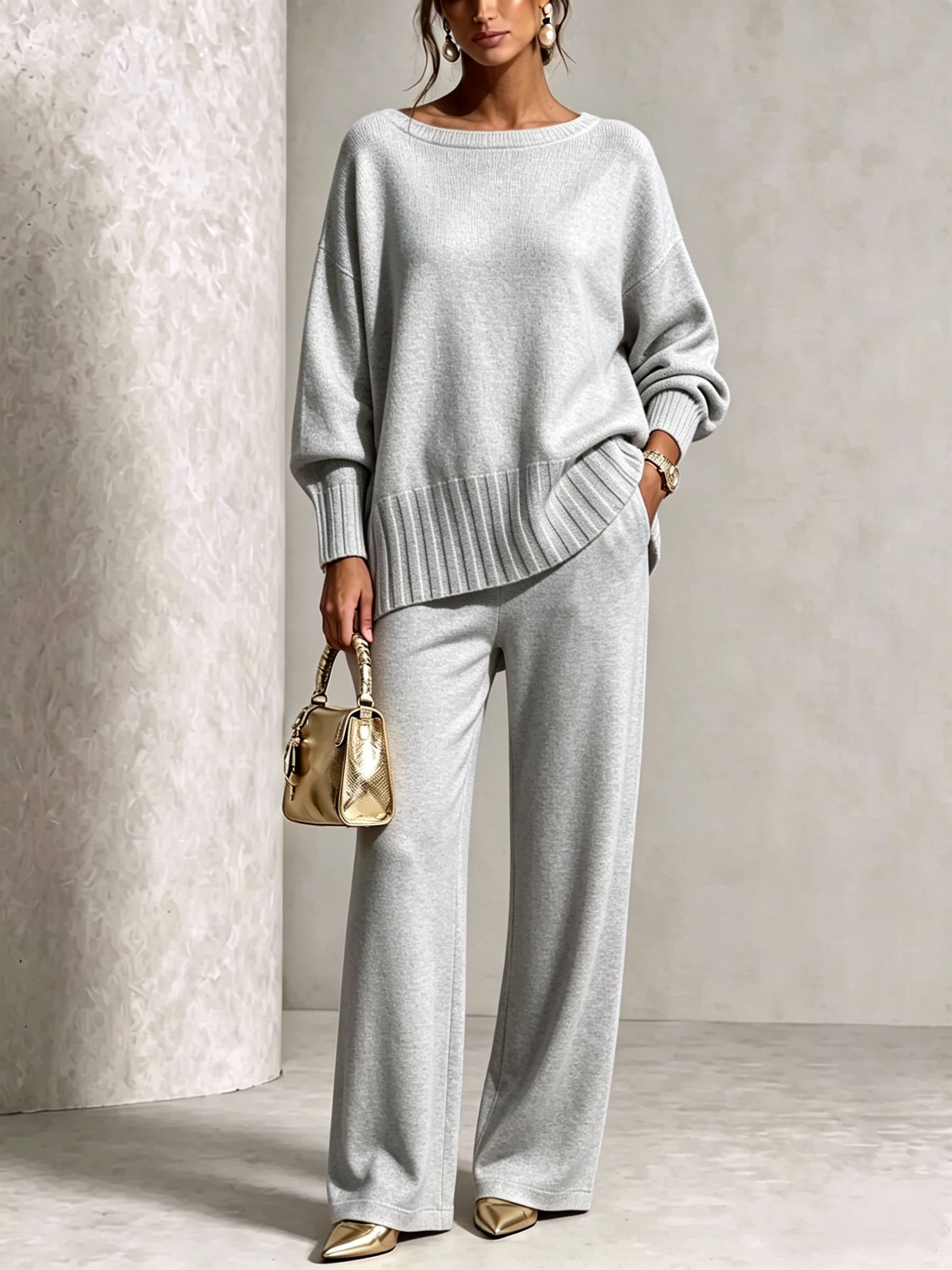CLEARANCE SALE💥Hot Sale Soft Cashmere Casual Sweater Suit