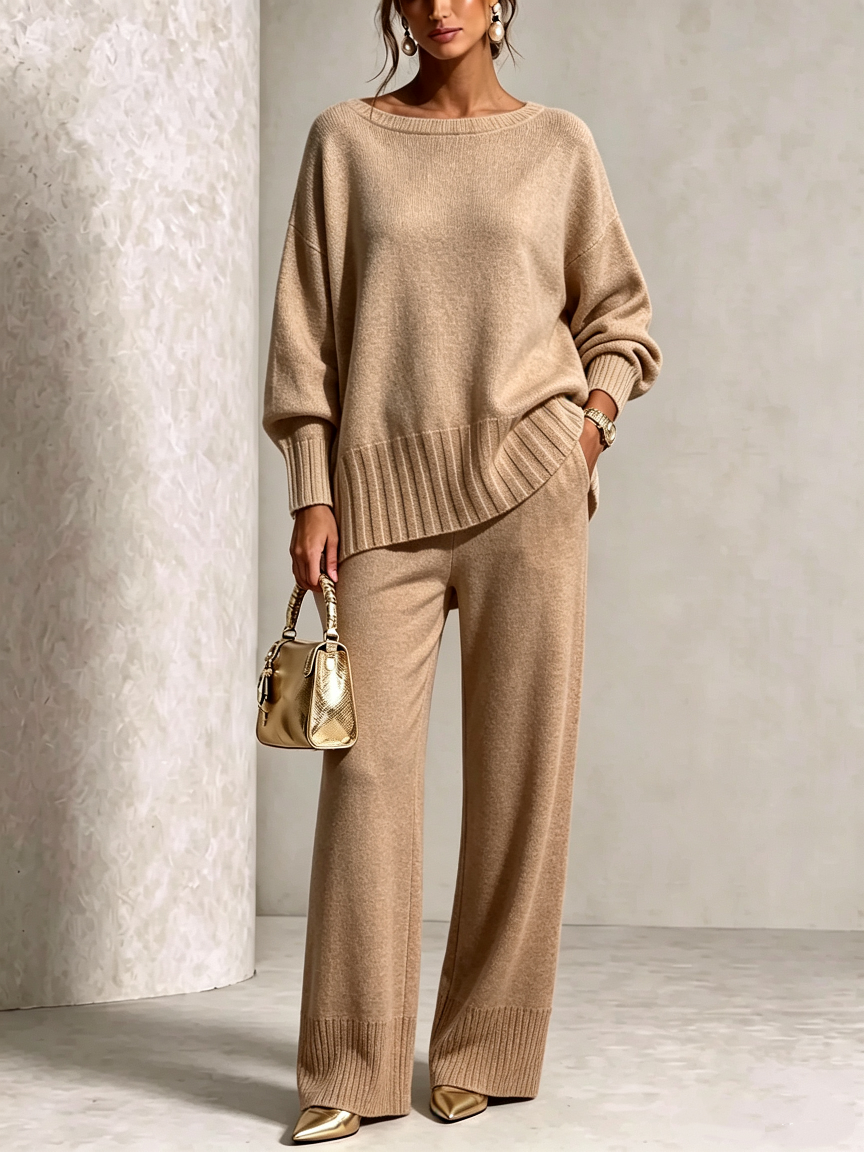 CLEARANCE SALE💥Hot Sale Soft Cashmere Casual Sweater Suit