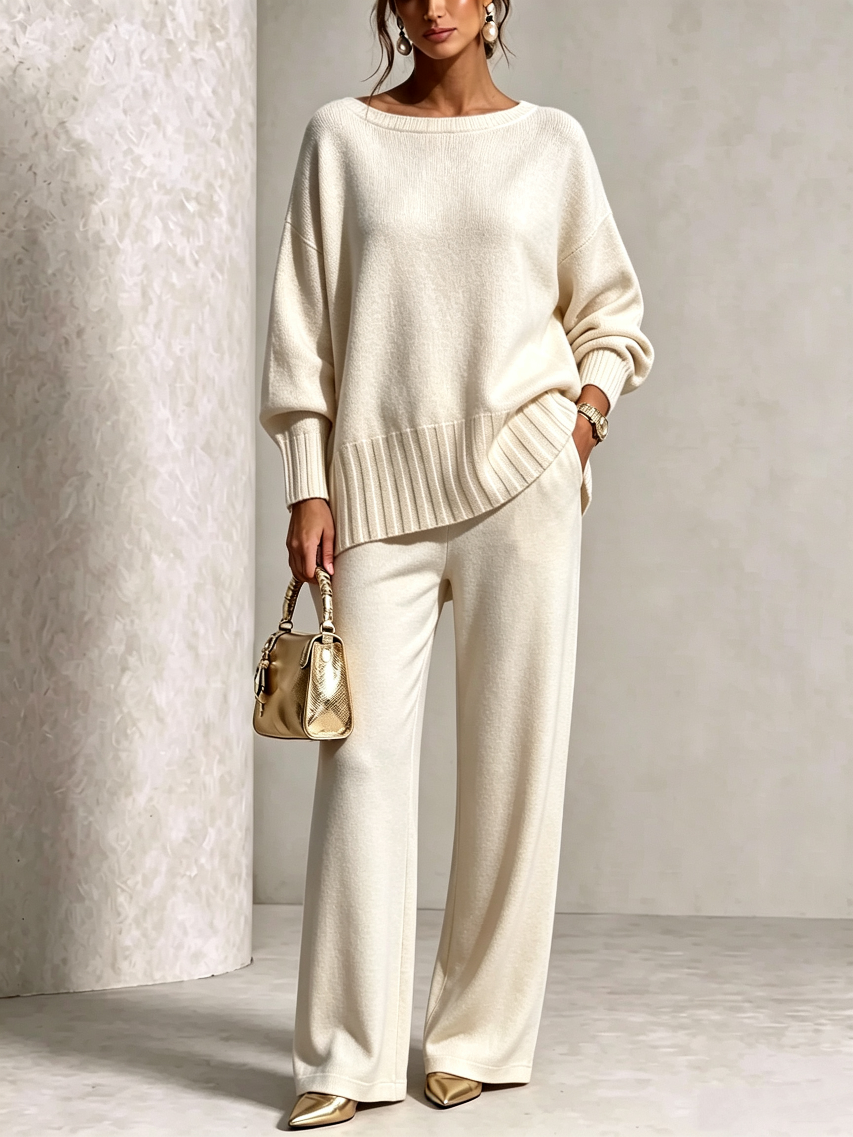 CLEARANCE SALE💥Hot Sale Soft Cashmere Casual Sweater Suit