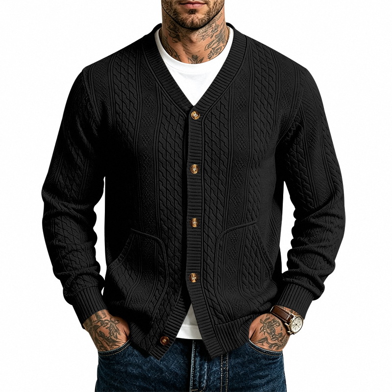 Black cardigan