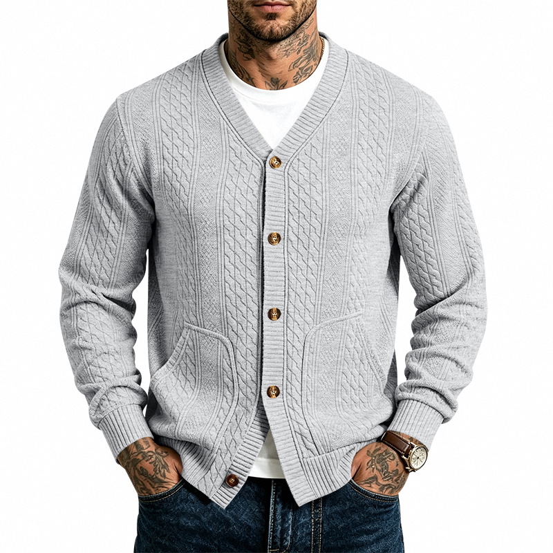 Light gray cardigan