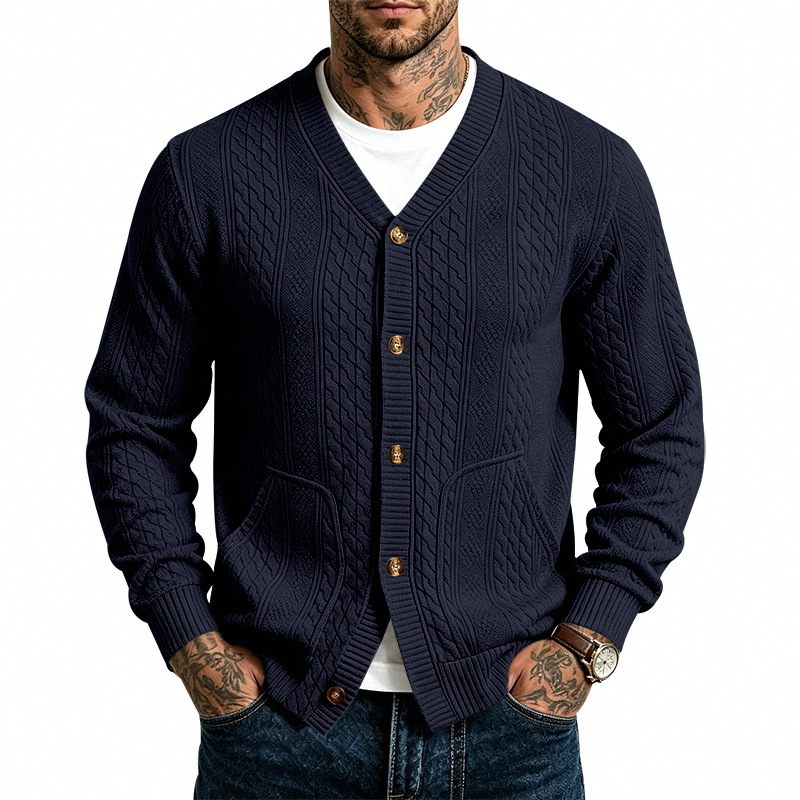 Navy cardigan