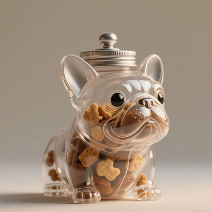 New Arrival – Creative Dog Treat Jar | Stylish Pet Snack Storage Container