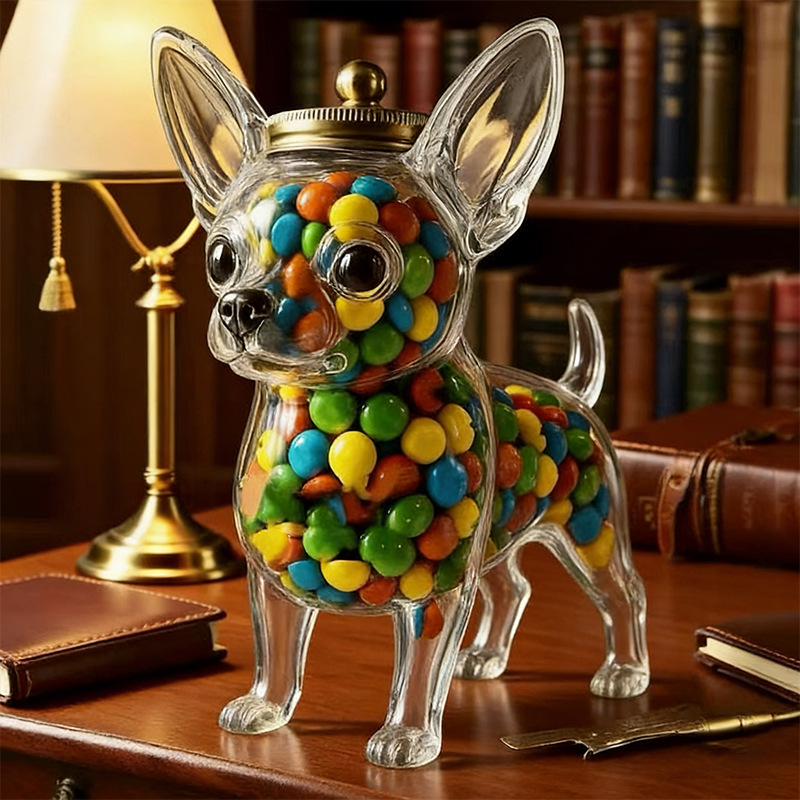 New Arrival – Creative Dog Treat Jar | Stylish Pet Snack Storage Container