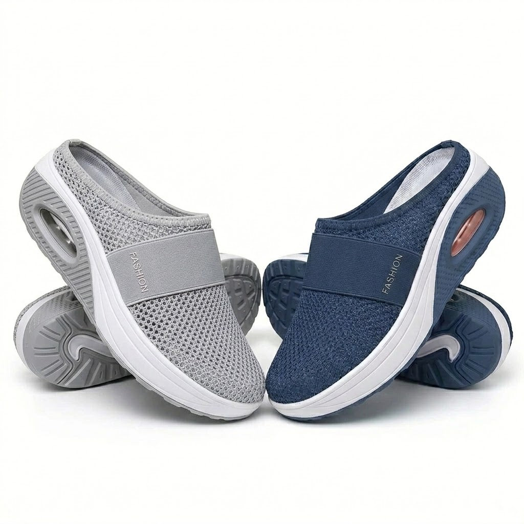 🔥 LETZTER TAG SALE – 80 % RABATT ✨BQODQO® Luftpolster Slip-on Walking Schuhe mit Fußgewölbeunterstützung, für Damen