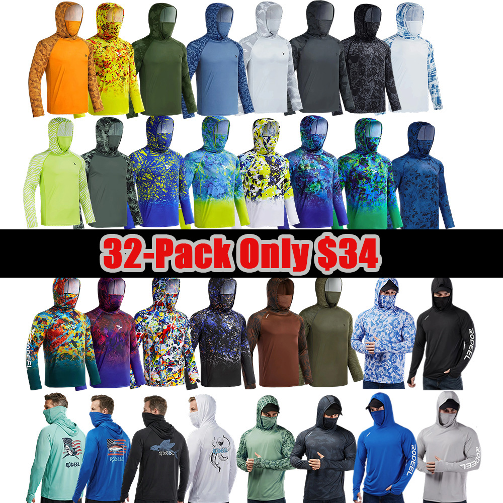 ☀️Men’s UPF 50+ Sun Protection Hoodie with UV Detection