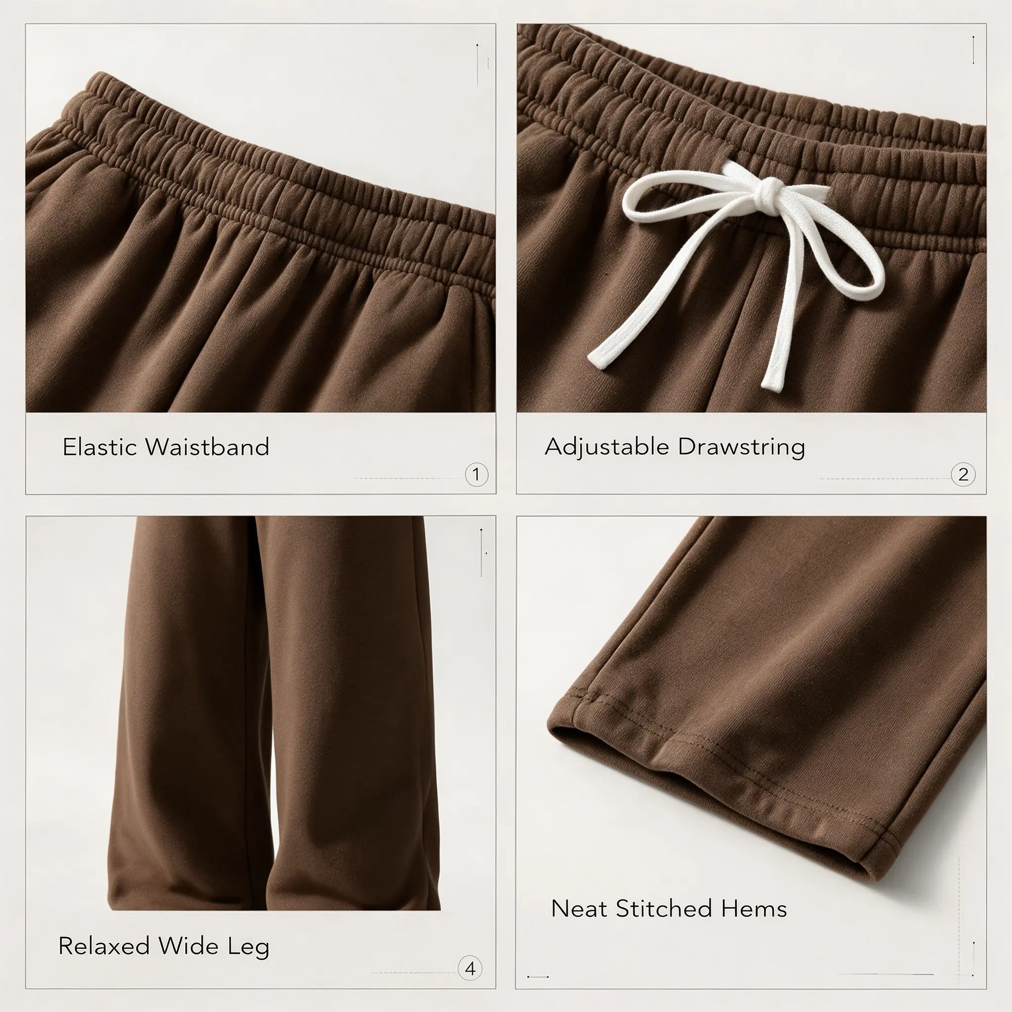 Fall & Winter Styles Ultra-Soft Wide-Leg Sweatpants | Breathable athletic pants for basketball, running, and gym