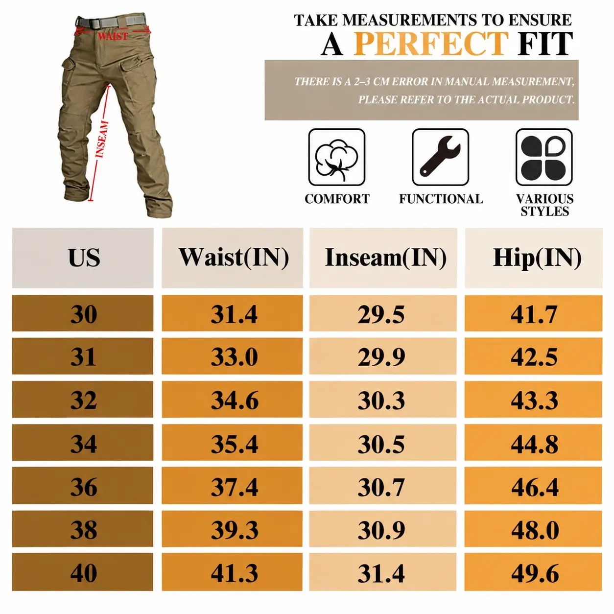 Men's Windproof & Warm Outdoor Military Tactical Pants | Fall/Winter Casual Weekend Wear