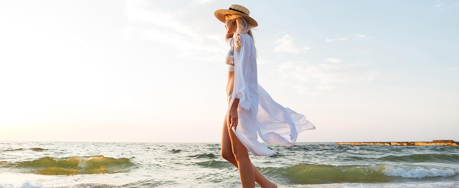 G Gradual Women's UPF 50+ Sun Protection Swim Crochet Bikini Cover Up Full Zipper Hoodie Long Jacket SPF Lightweight Beach Cover Ups for Women SummerVibes #TikTokShopStockUp,summerwins