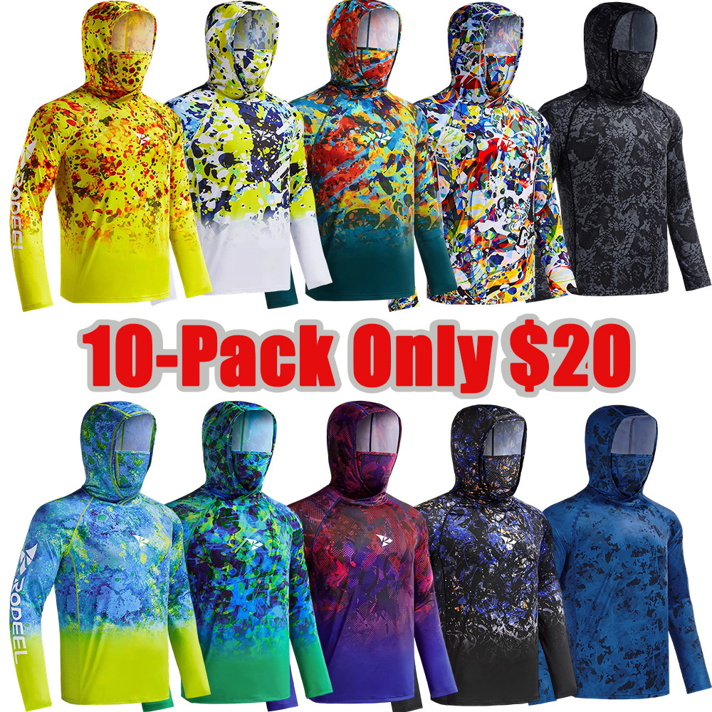 ☀️Men’s UPF 50+ Sun Protection Hoodie with UV Detection