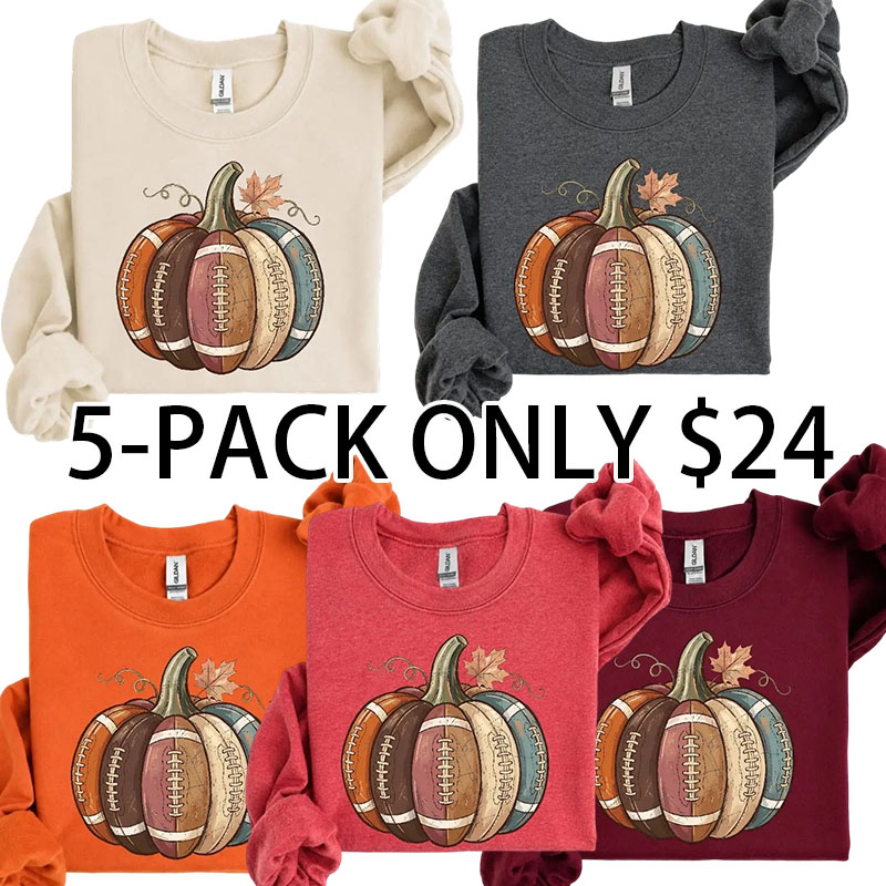 Football Fall Pumpkin Sweatshirt, Vintage Cozy Autumn Game Day Graphic, Pumpkin Season Shirt