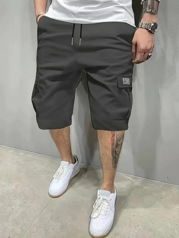 Men's Shorts Set - Slanted Pockets - Versatile Casual Wear