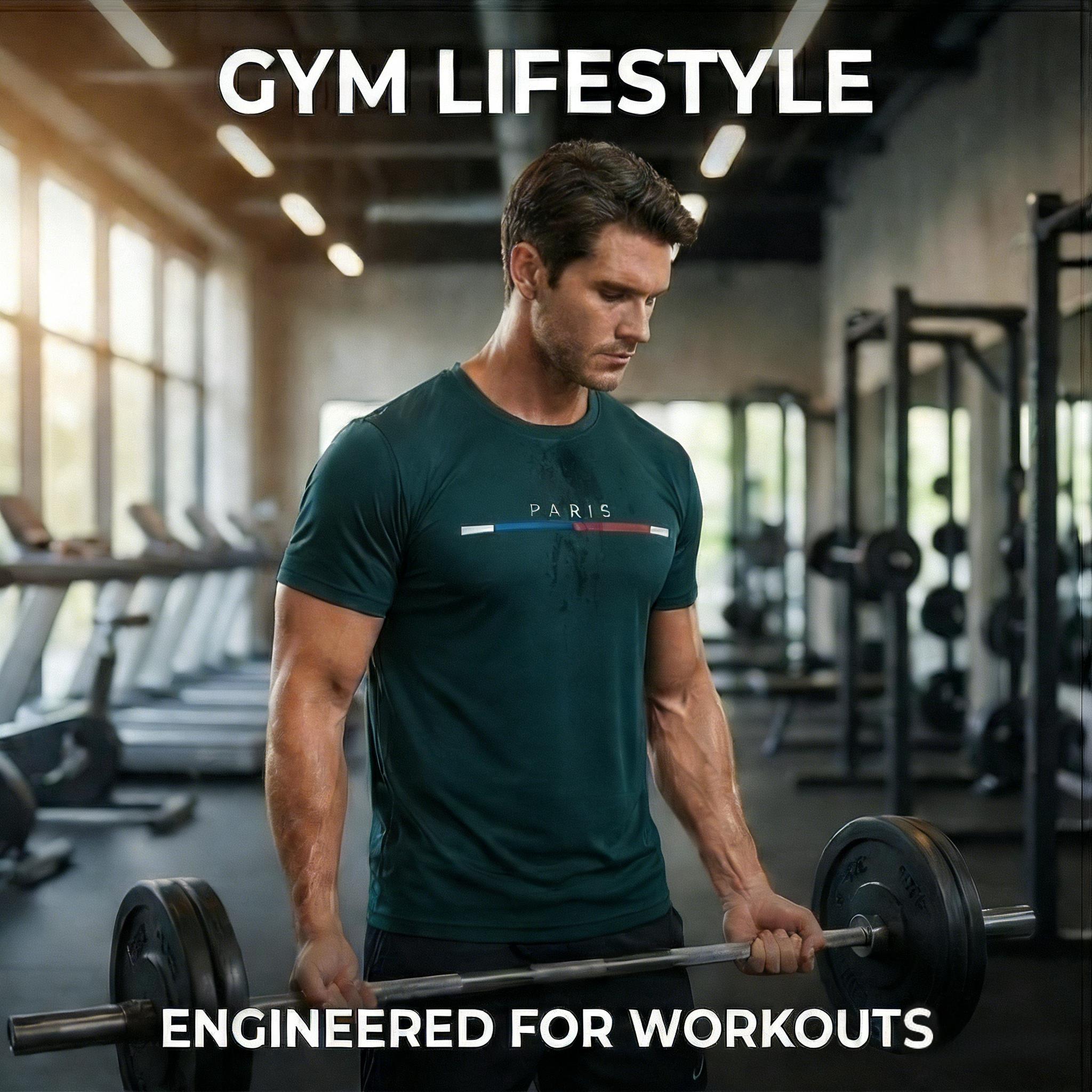 OKP Men's 6-Pack Graphic Tees Short Sleeves Moisture Wicking Quick-Dry Athletic Cut Soft Tops for Summer Training & Running Value Set summerwins Fitness Apparel Fitness T Shirt tiktokshopbacktoschool