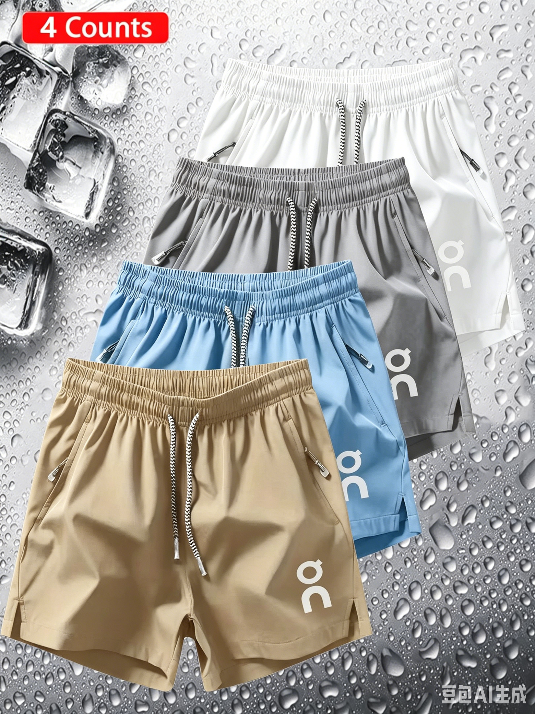 Outdoor Casual Ice-Feel Athleisure Shorts