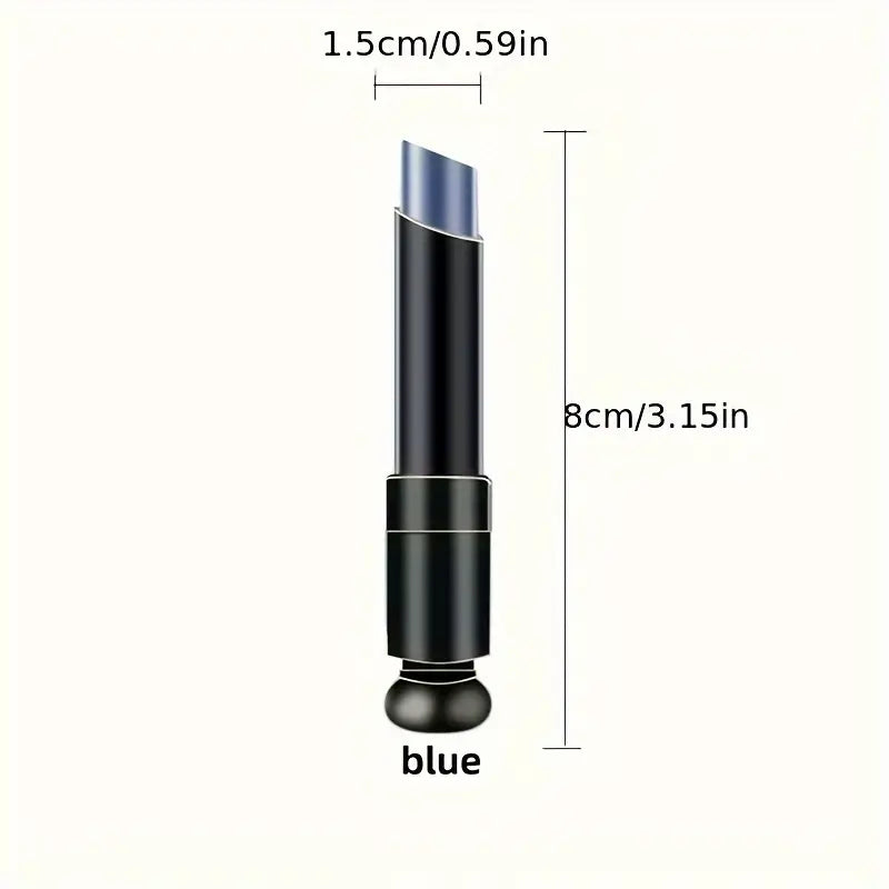 Feuchtigkeitsspendender, wasserbasierter Lipgloss in Blau – wischfest