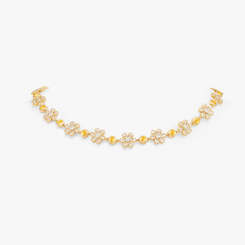 Daisy Full Bloom Choker-Halskette (Versand ab dem 21. März)