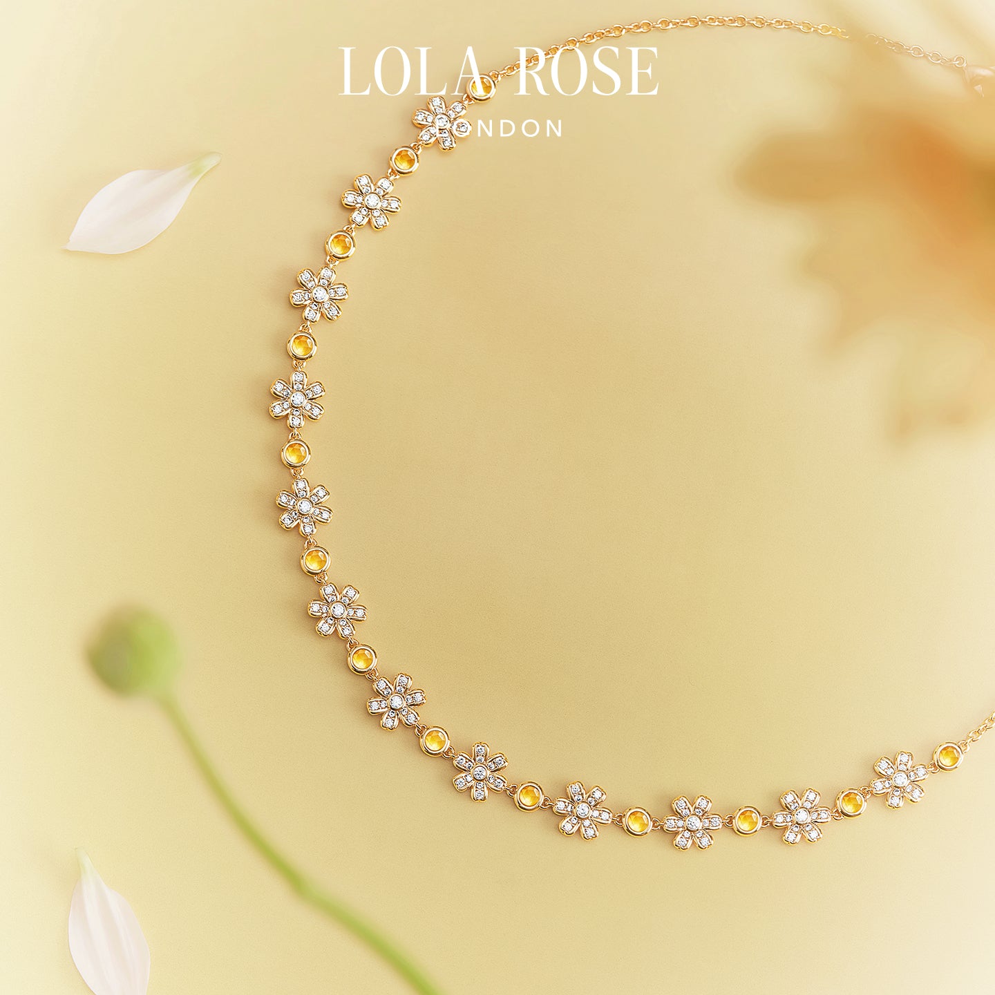 Daisy Full Bloom Choker-Halskette (Versand ab dem 21. März)