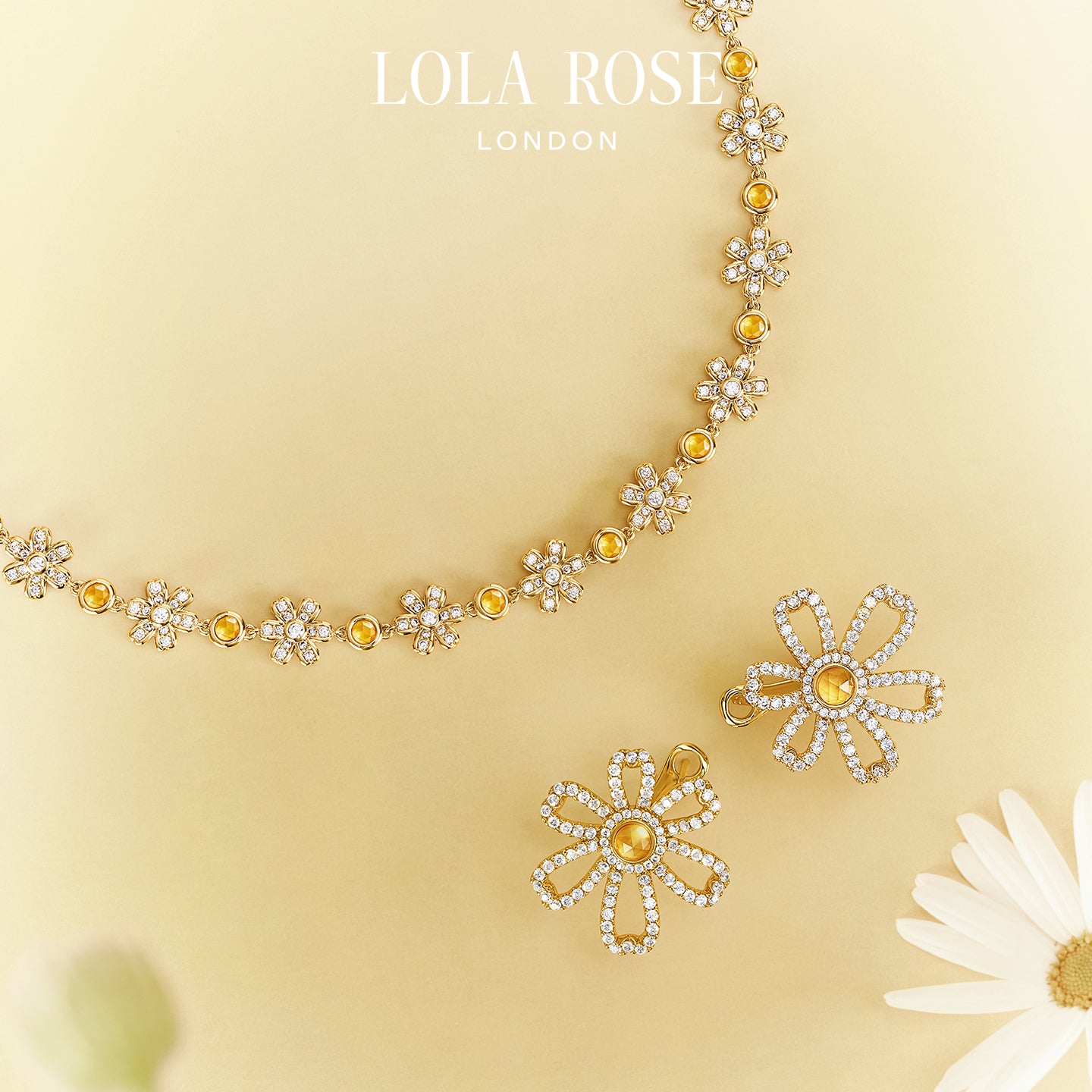 Daisy Full Bloom Choker-Halskette (Versand ab dem 21. März)