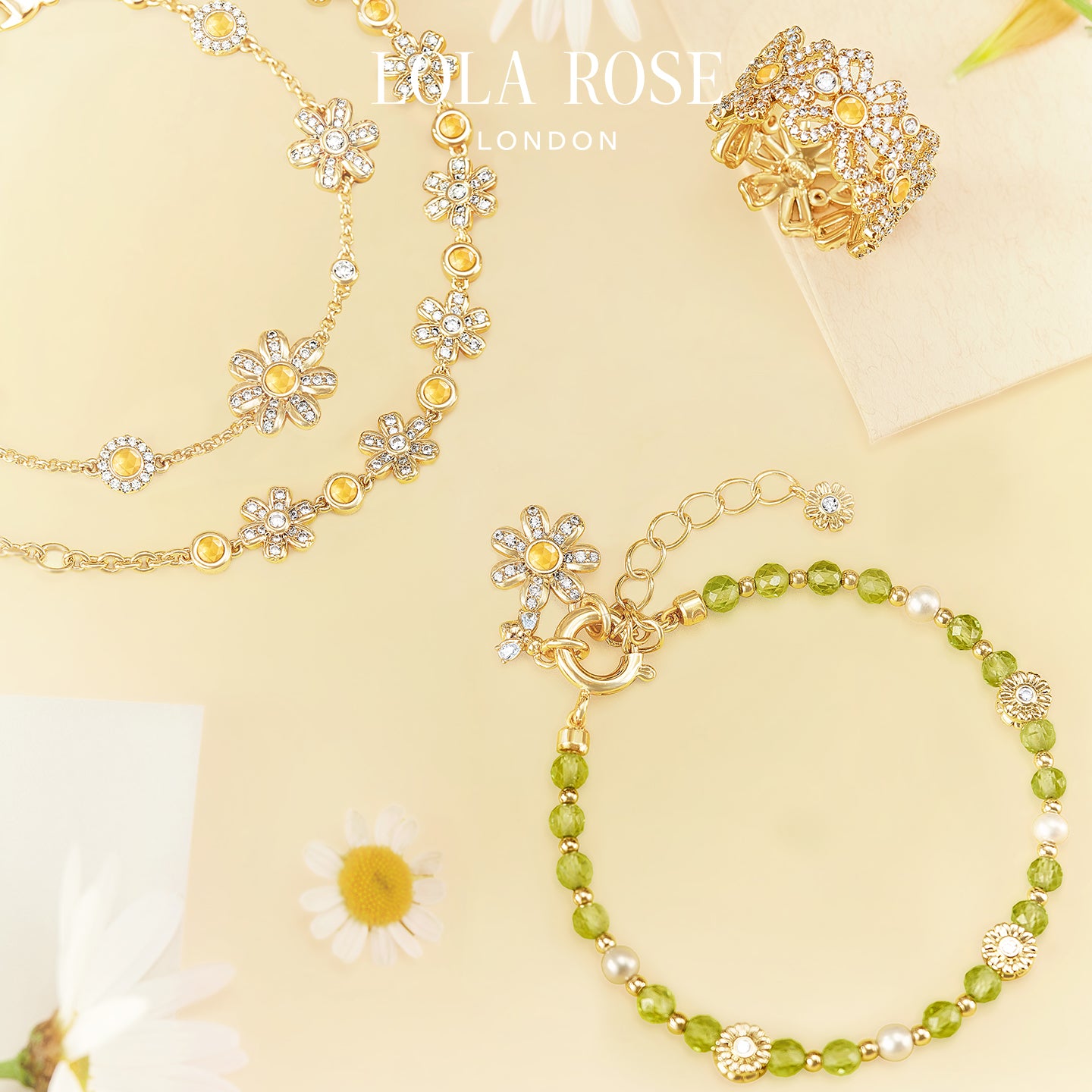 Daisy Full Bloom Choker-Armband (Versand ab 21. März)