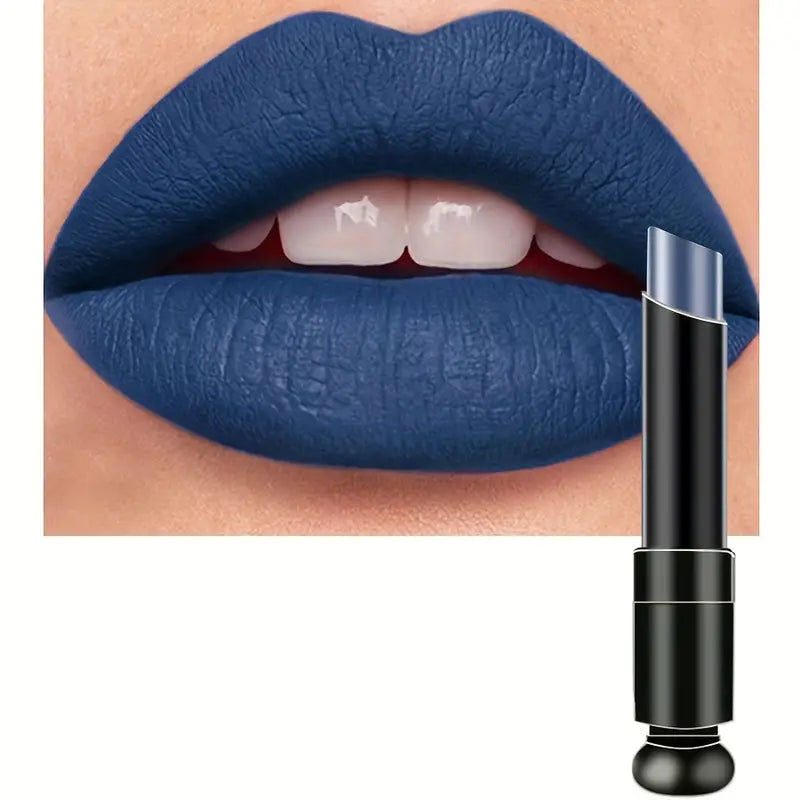 Feuchtigkeitsspendender, wasserbasierter Lipgloss in Blau – wischfest