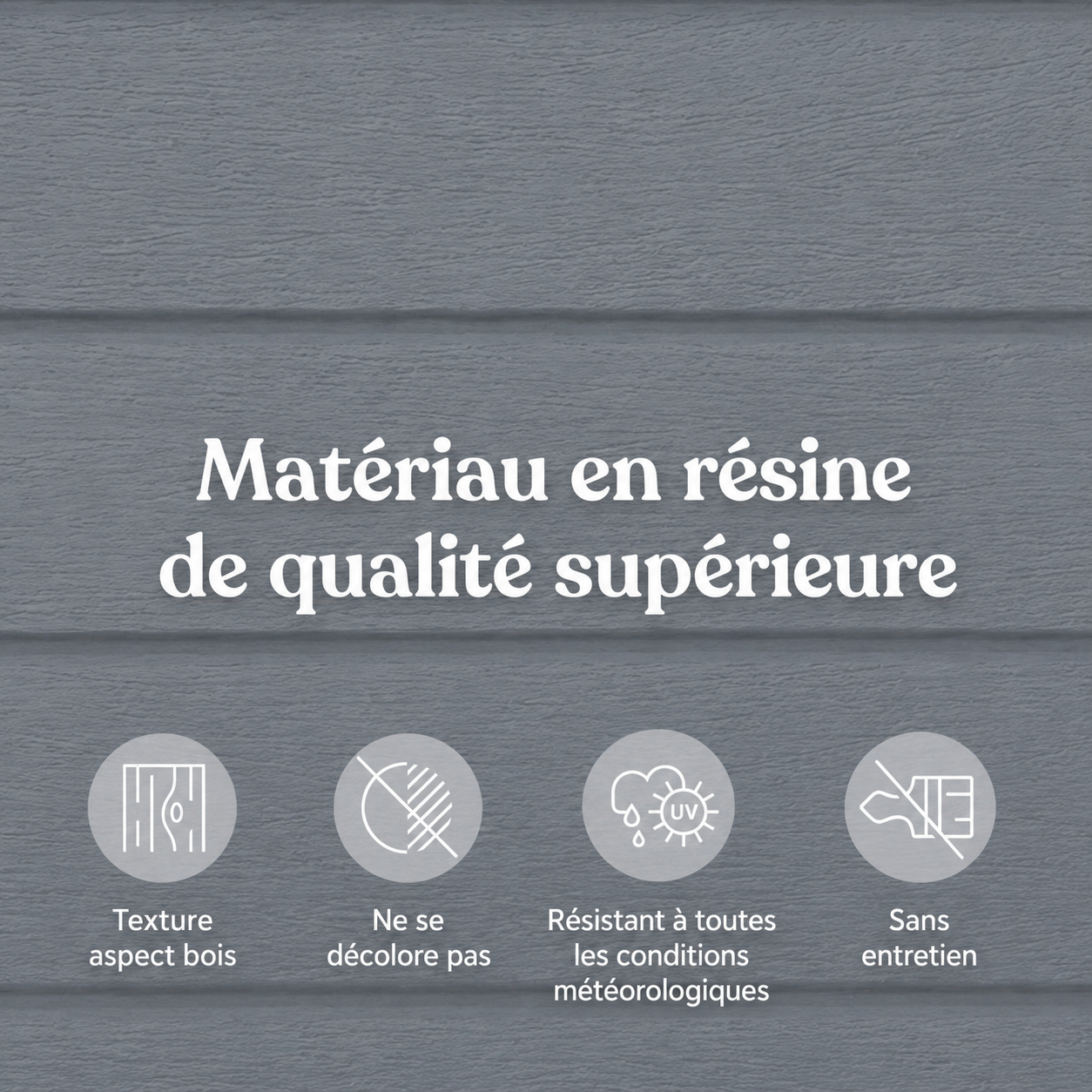 Manor – Abri de Jardin Résine Haute Résistance