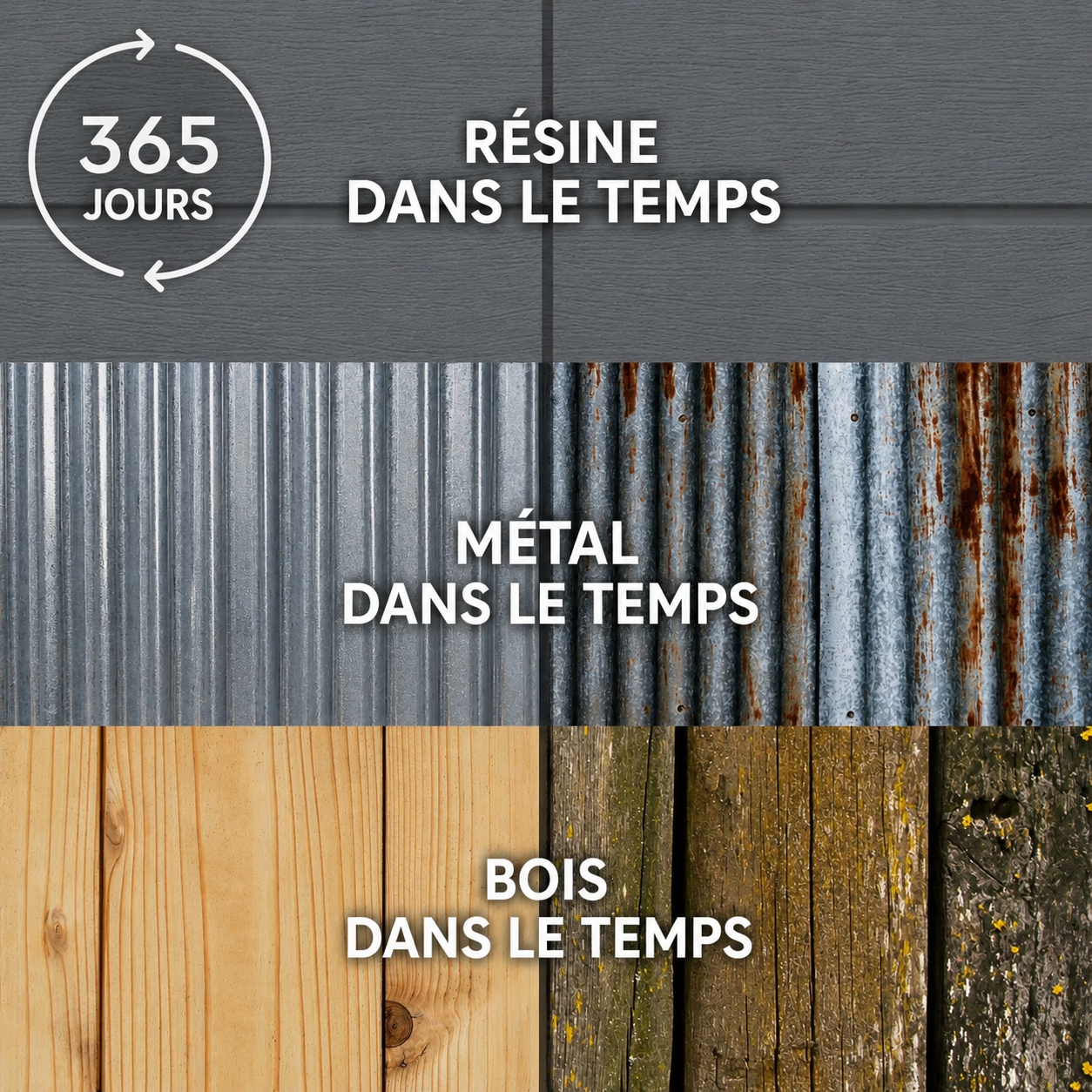 Factor – Abri de jardin en résine à double porte