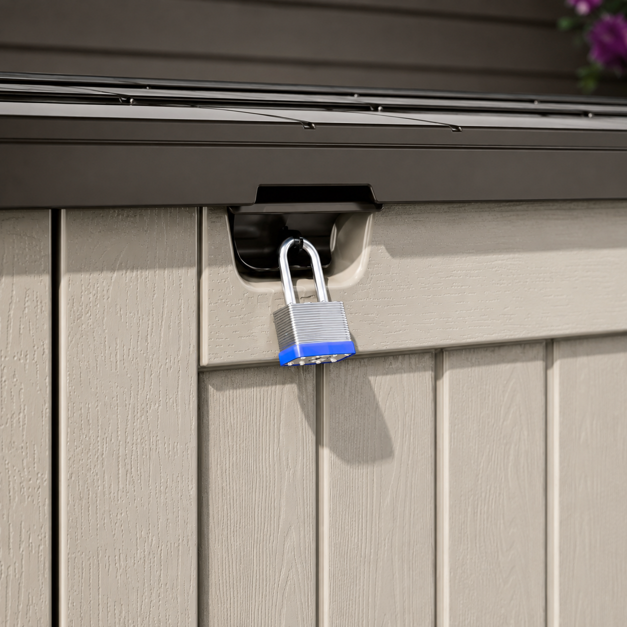 Terra – Abri de Jardin Horizontal en Résine avec Vérins à Gaz 