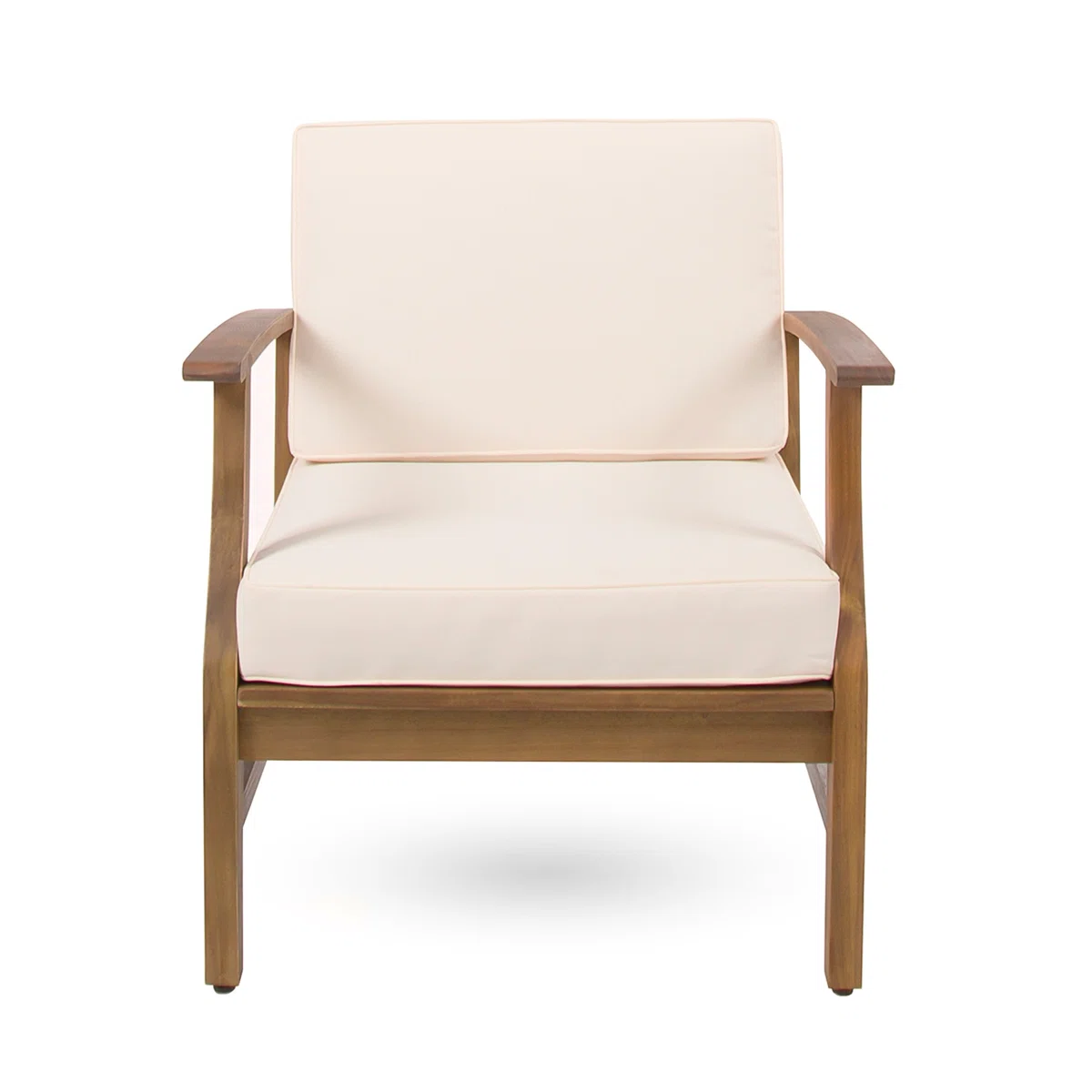 Acacia – Lot de 2 Fauteuils Lounge en Acacia pour Extérieur avec Confort Élégant et Naturel