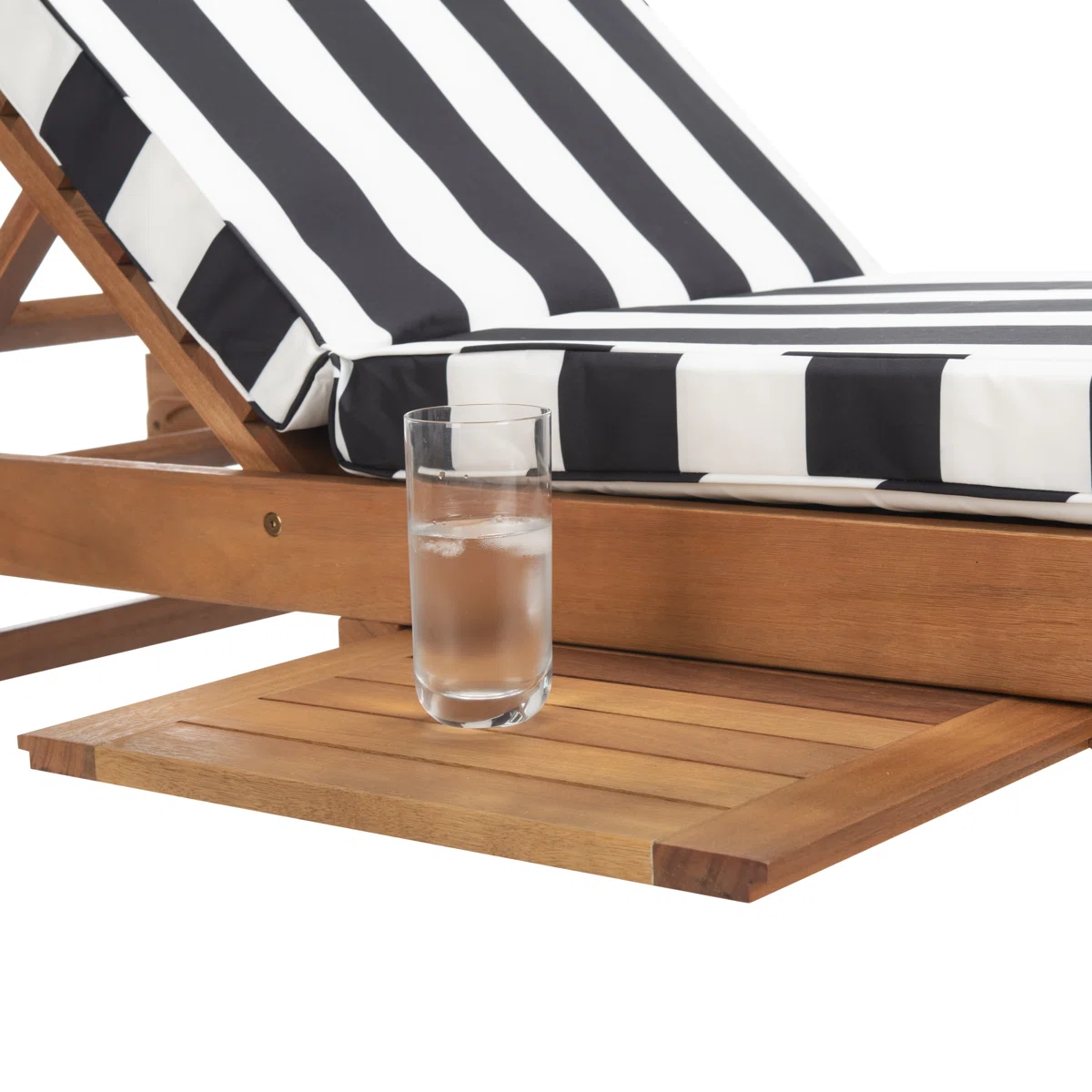 Alvara – Transat Extérieur en Bois d’Eucalyptus avec Coussin Inclus pour Confort Élégant