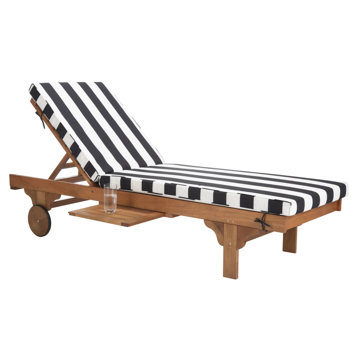 Alvara – Transat Extérieur en Bois d’Eucalyptus avec Coussin Inclus pour Confort Élégant