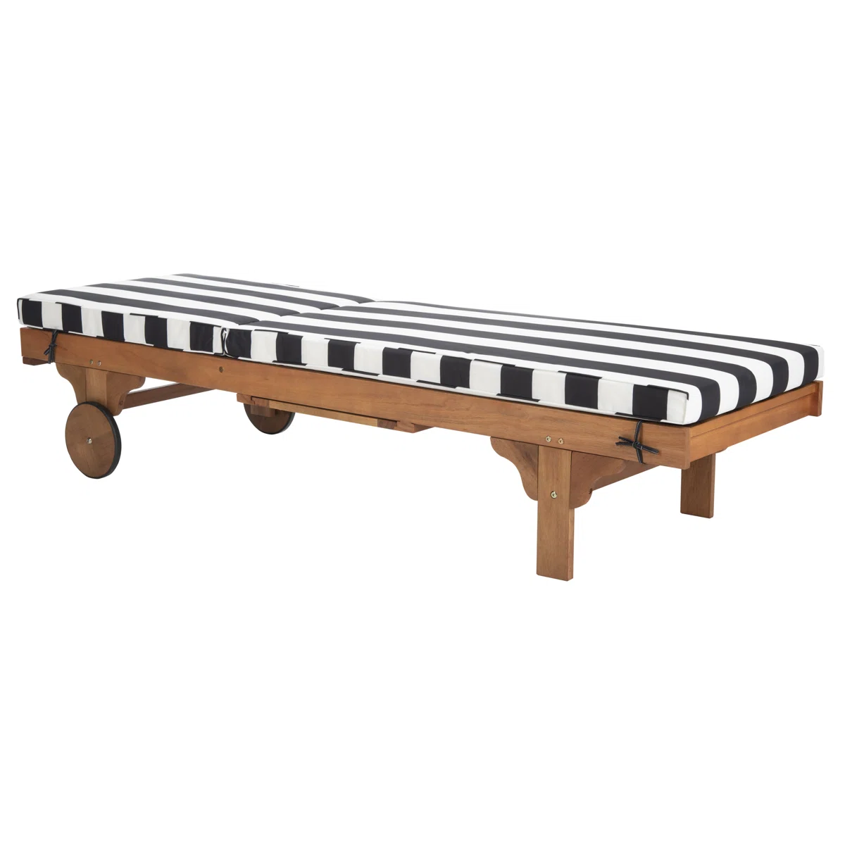 Alvara – Transat Extérieur en Bois d’Eucalyptus avec Coussin Inclus pour Confort Élégant