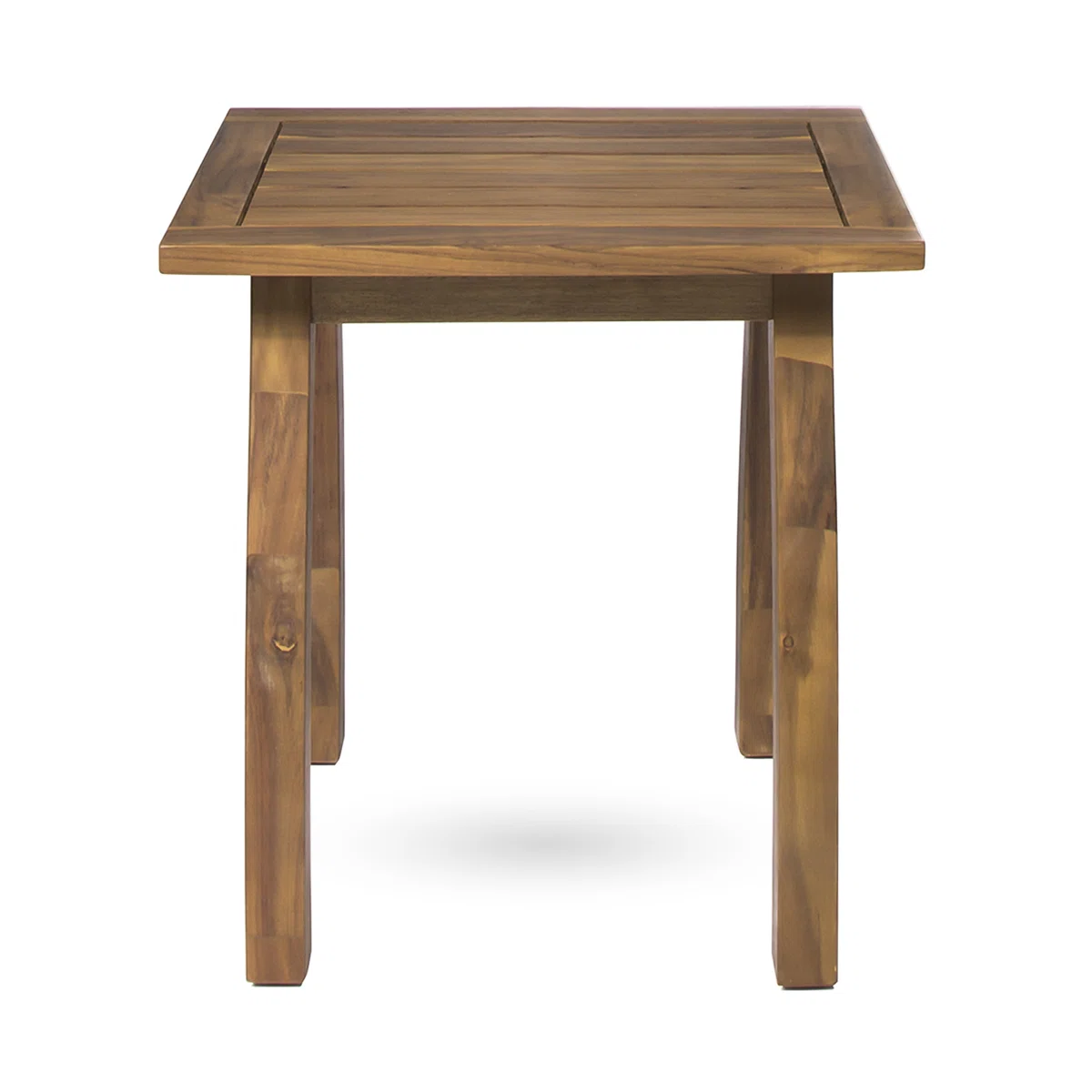 Natura Duo – Salon de jardin 2 places en bois d’acacia avec coussins