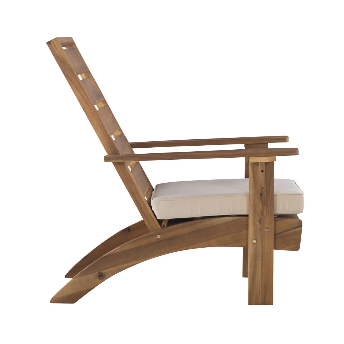 Teyra – Fauteuil extérieur en bois d’acacia avec coussin