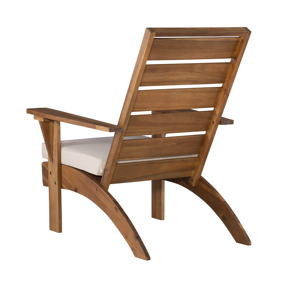 Teyra – Fauteuil extérieur en bois d’acacia avec coussin