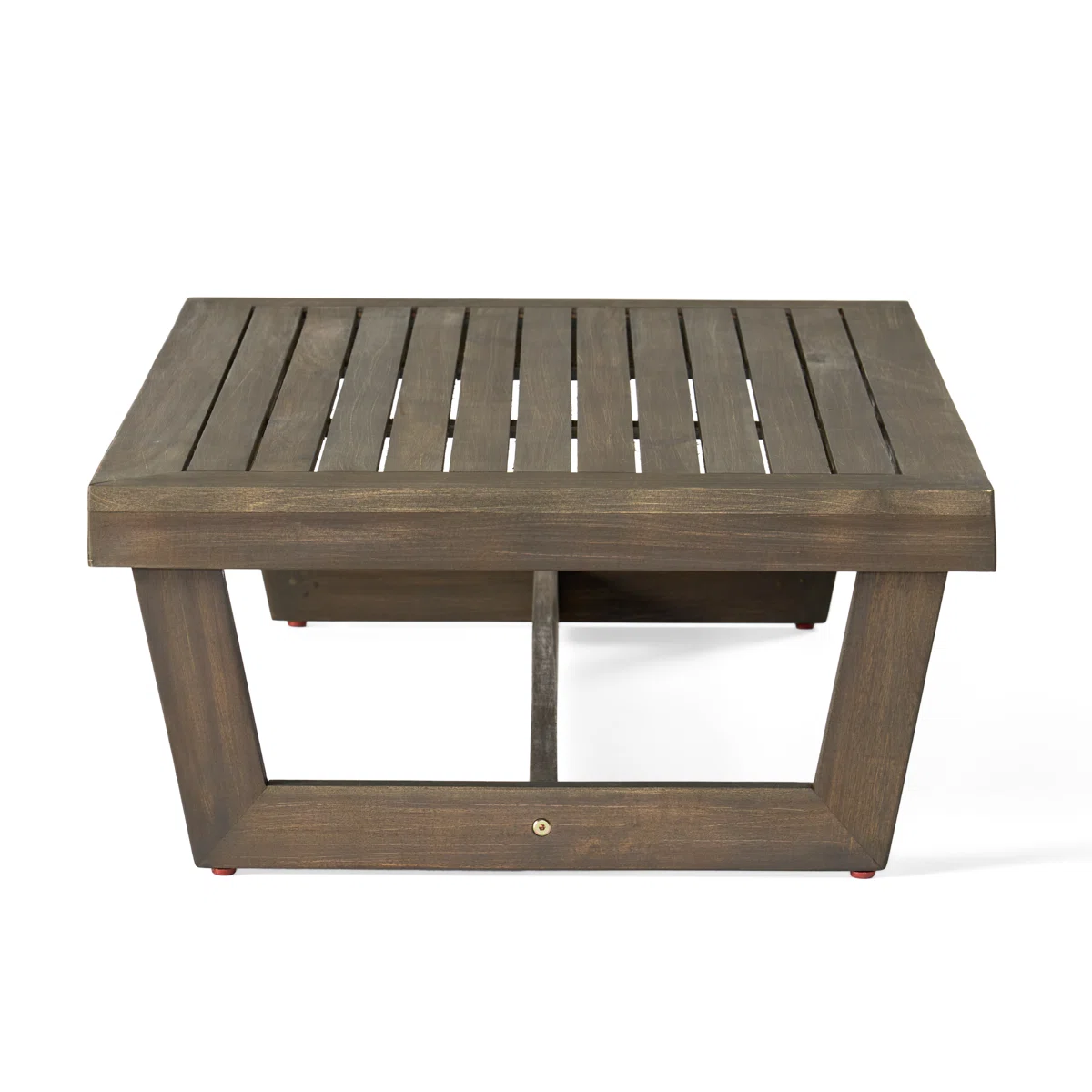 Salon de jardin moderne Louise en bois d’acacia avec coussins