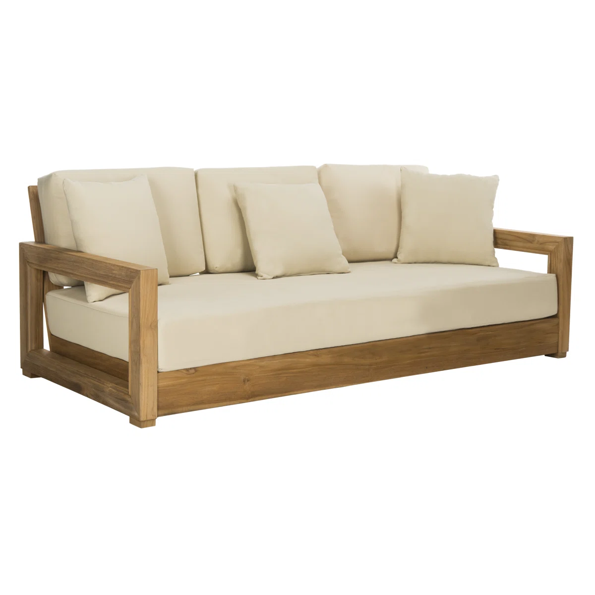 Melrosa – Salon de Jardin 5 Pièces avec Coussins Confort Élégant pour Extérieur Moderne