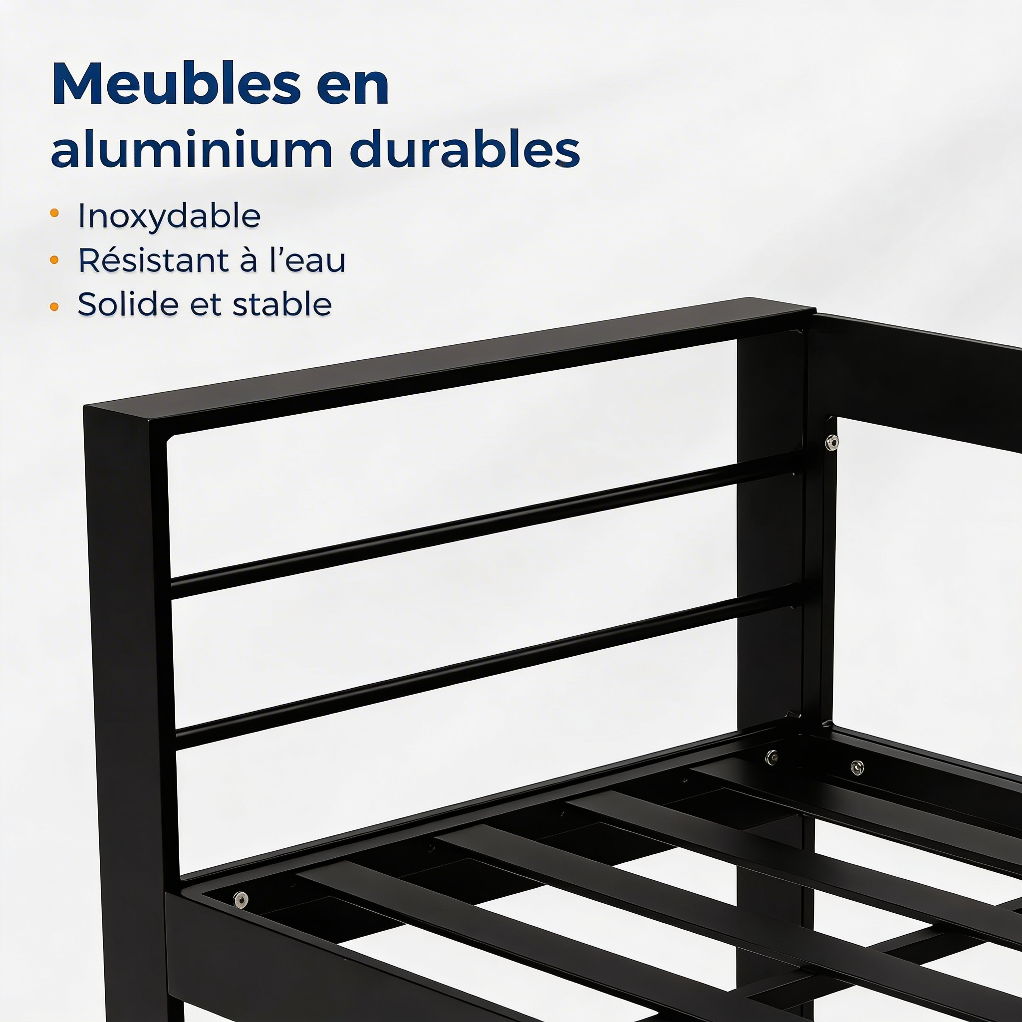 Alissia – Salon de Jardin 9 Places en Aluminium avec Coussins Confort Haut de Gamme pour Extérieur Moderne