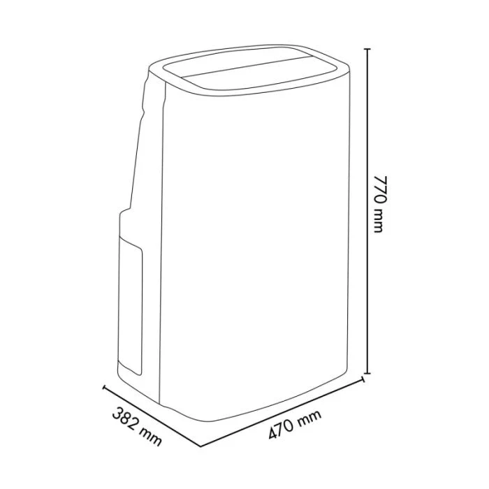 Climatiseur portable Wifi 13000 BTU/H