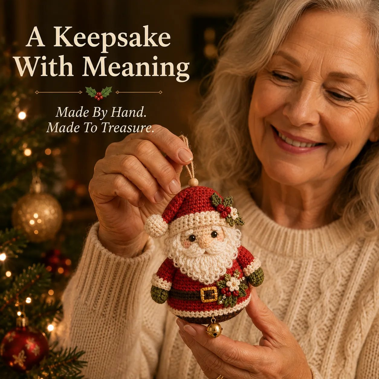 🎄Beginner-Friendly Christmas Character DIY Ornament Kit | Complete Craft Set with Soft Materials, Decorative Details & Step-by-Step Instructions Included ✨