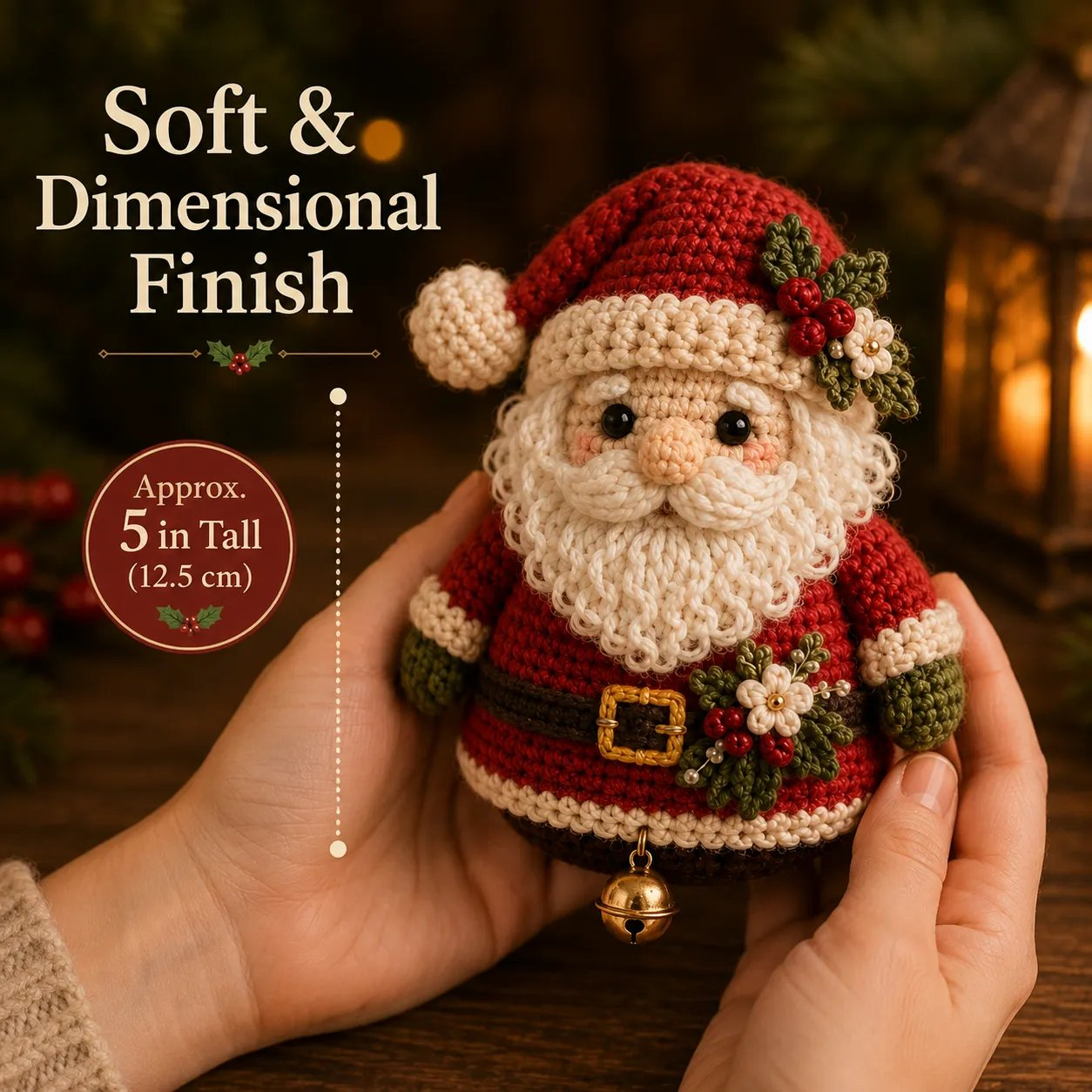 🎄Beginner-Friendly Christmas Character DIY Ornament Kit | Complete Craft Set with Soft Materials, Decorative Details & Step-by-Step Instructions Included ✨