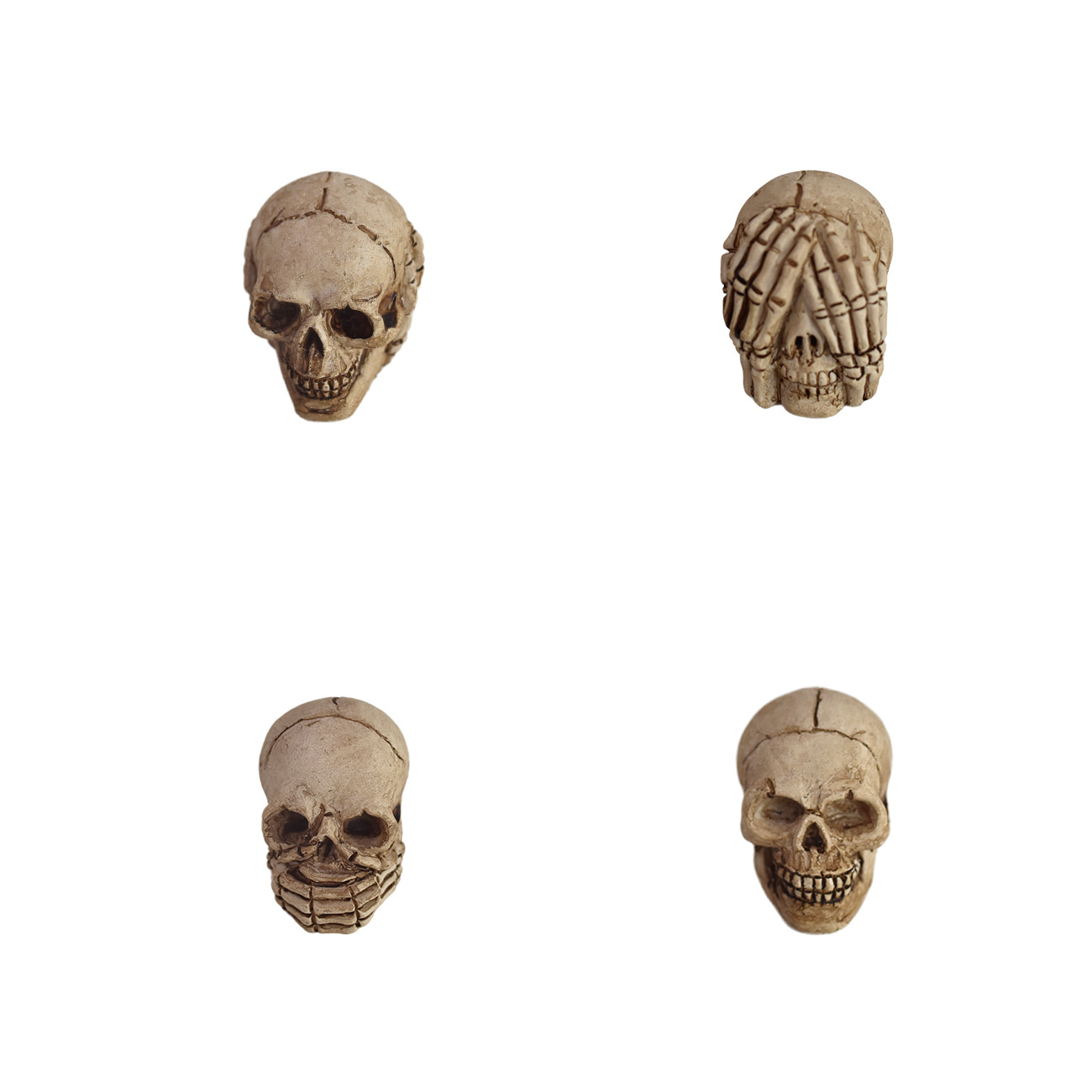 Miniature Skull Set of 20 Halloween Decorations and Ghost Festival Atmosphere Ornaments