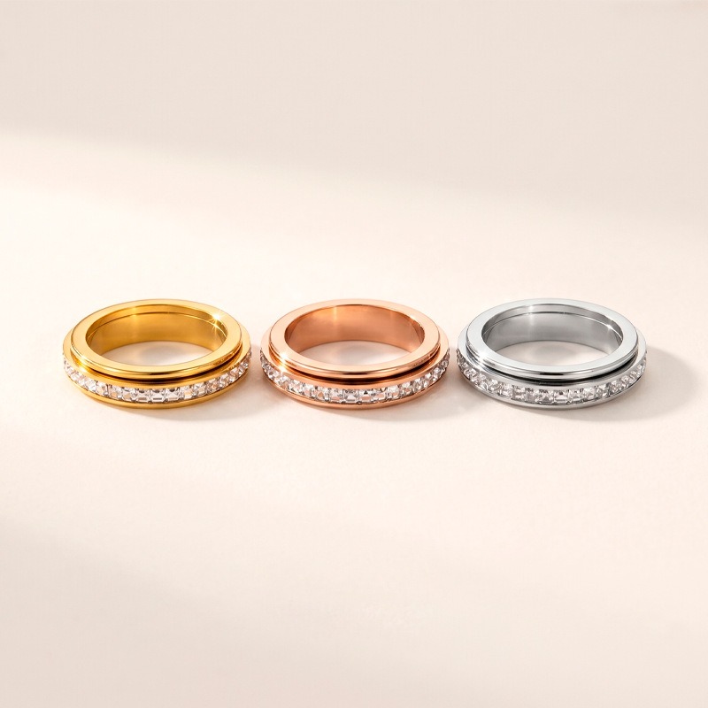 Serene Spin Anxiety Relief Fidget Spinner Ring