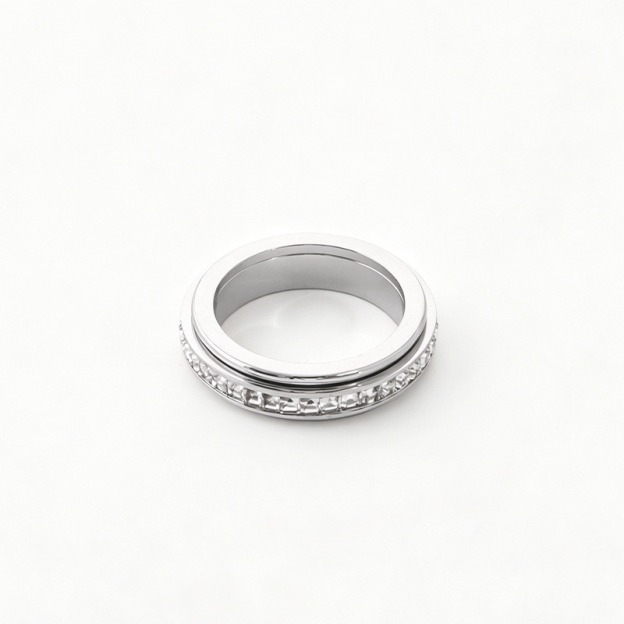 Serene Spin Anxiety Relief Fidget Spinner Ring
