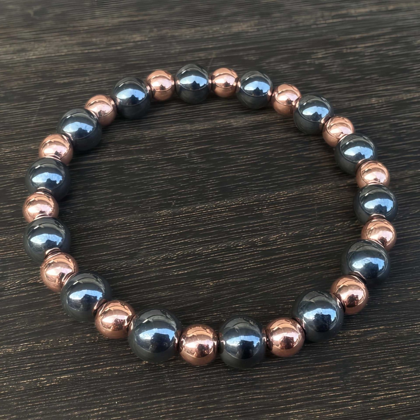 The Protector Pure Copper Hematite Energy Bracelet